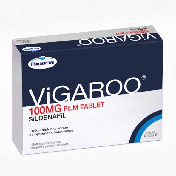 Vigaroo 100 Mg 4 Tablet Orjinal Sertleşme Ereksiyon Hapı