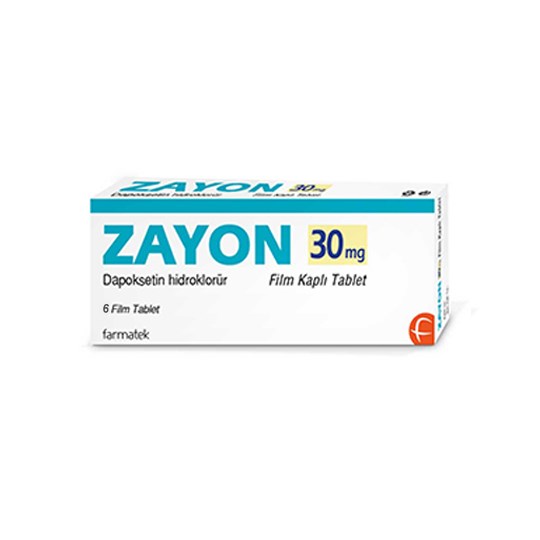 Zayon 30 Mg 6 Tablet Geciktirici İlaç