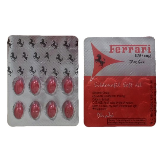 Ferrari 150 Mg 8 Tablet Soft Jel Sertleştirici Hap