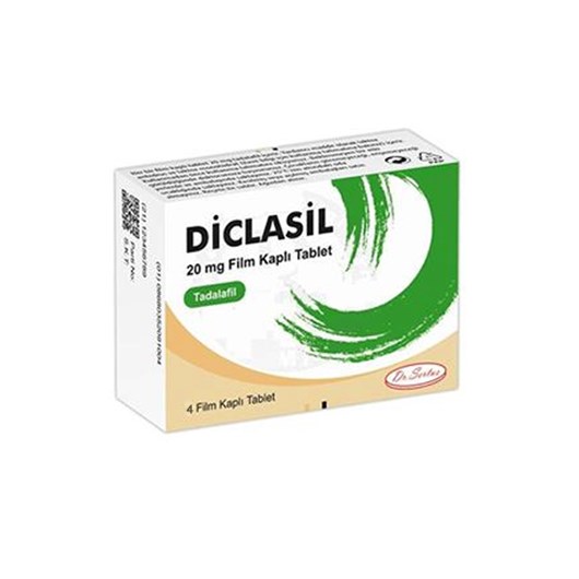 Diclasil 20 mg 4 Tablet Ereksiyon Sağlayıcı Hap