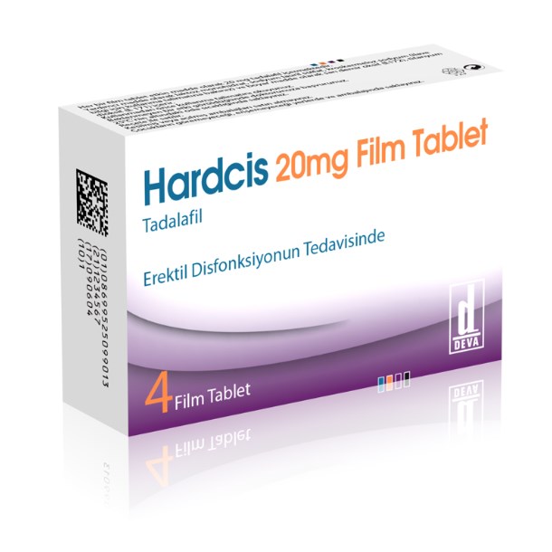 Hardcis 20 mg 4 Tablet Sertleşme Ereksiyon İlacı