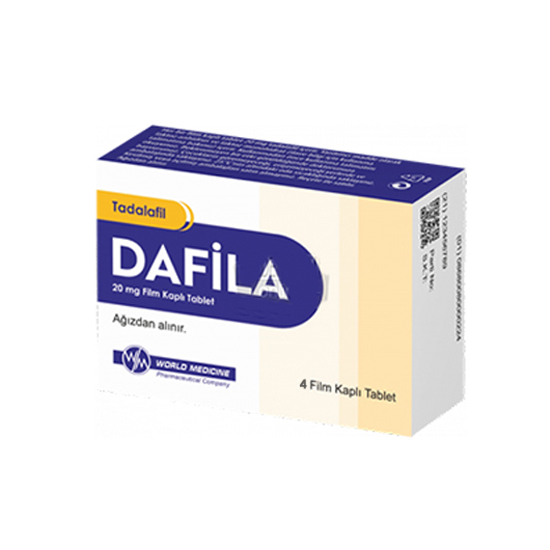 Dafila 20 mg 4 Tablet En Ucuz Fiyat Eczane Satışı