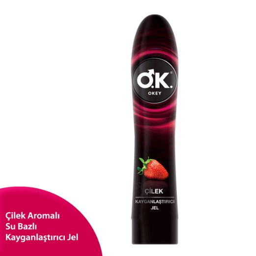 Okey Çilekli Jel Kayganlaştırıcı 100 ml